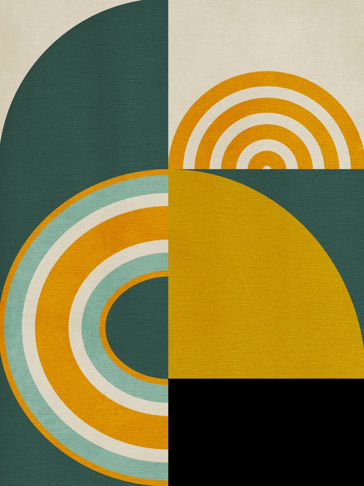 Rainbow Plus Shapes 8 by Ana Rut Bre