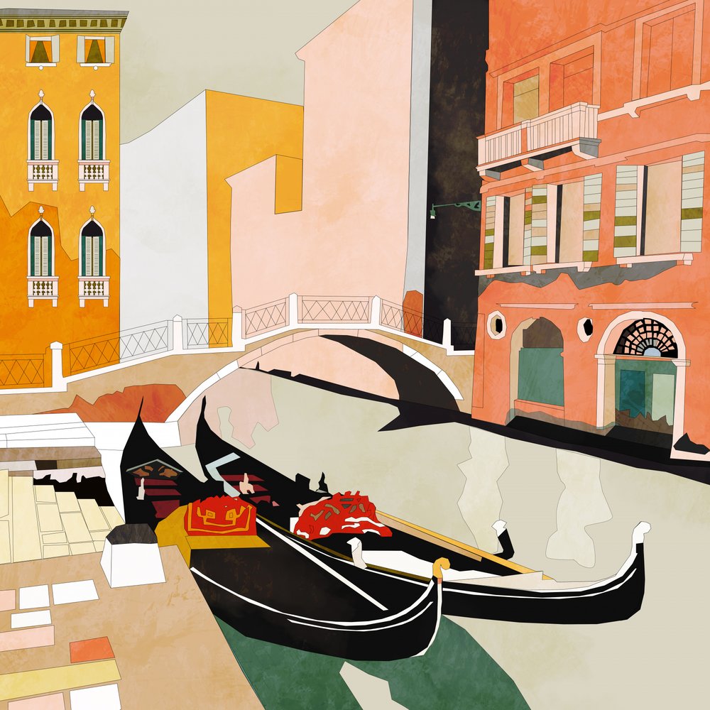 Venice Gondolas by Ana Rut Bre