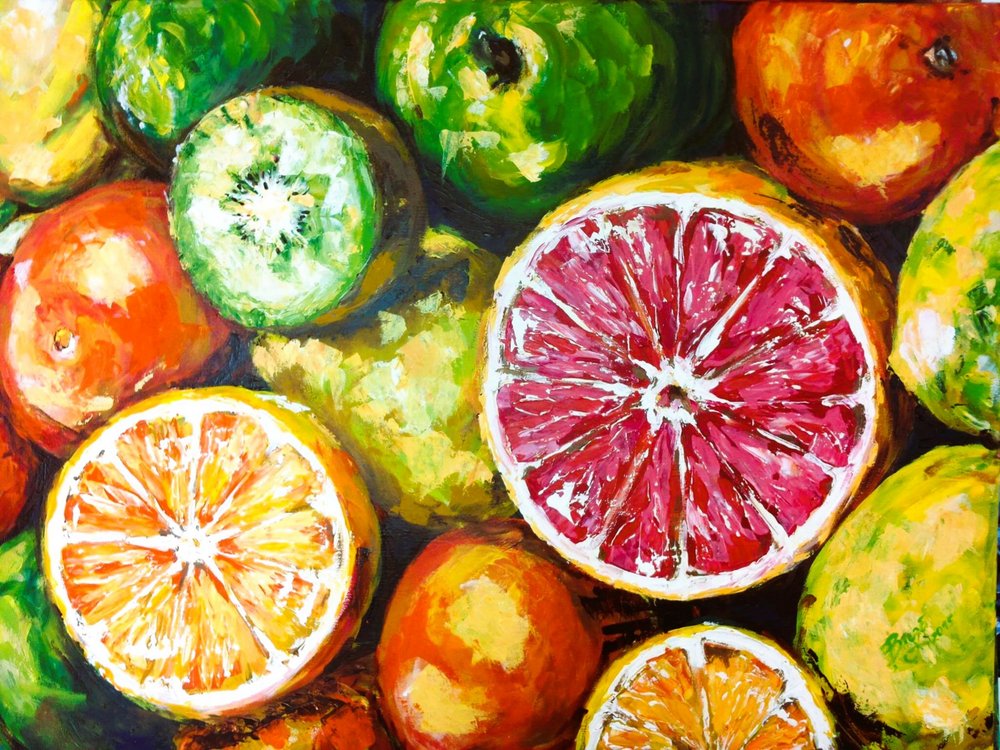 Vibrant Citrus Medley by Anda Bieza