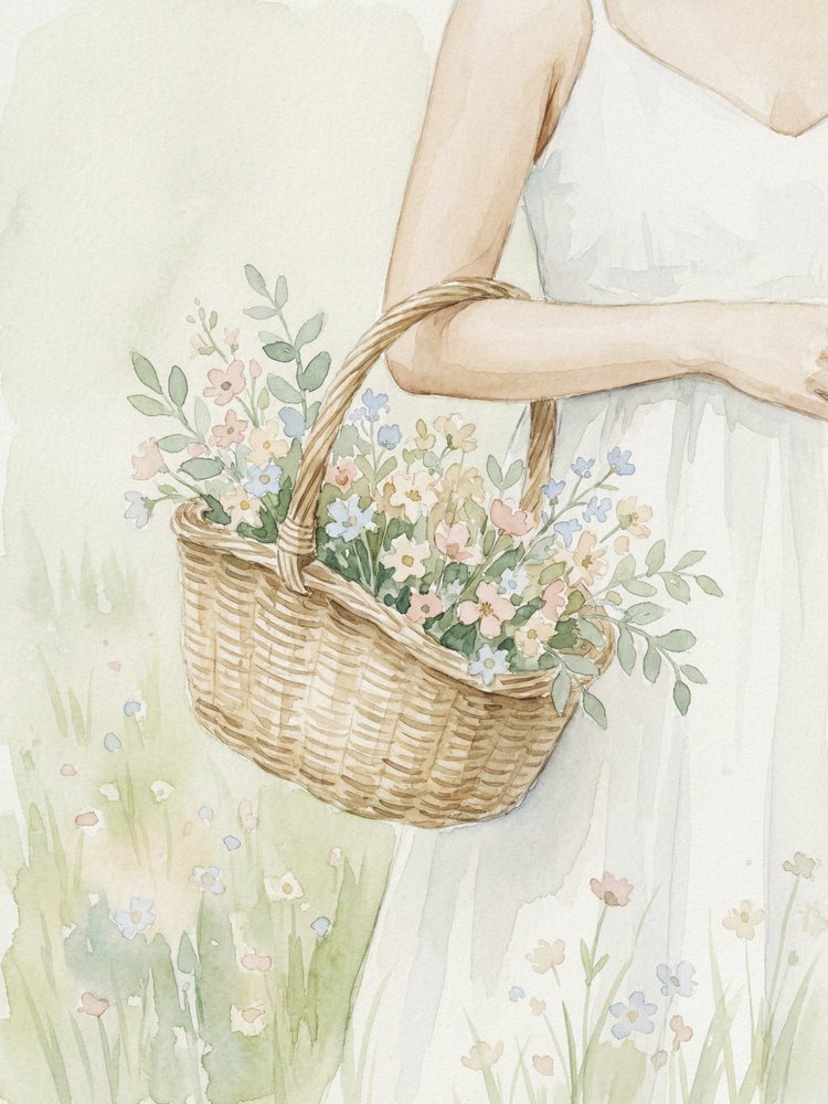 Basket of Wildflowers by Andreas Magnusson
