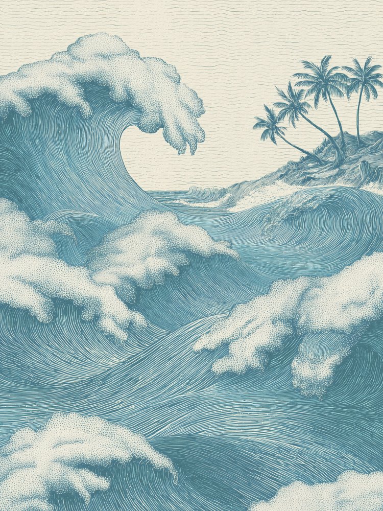 Crashing Tropical Waves by Andreas Magnusson