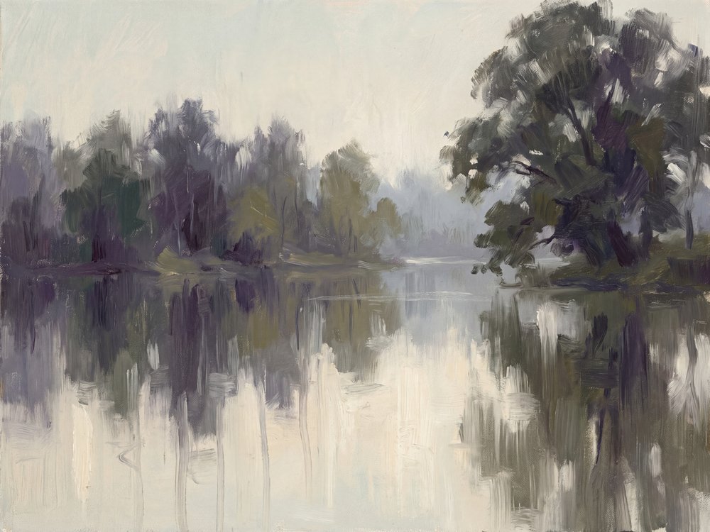 Misty River Reflections by Andreas Magnusson
