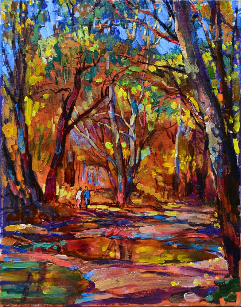 Autumn Forest Walk by Andrii Kutsachenko