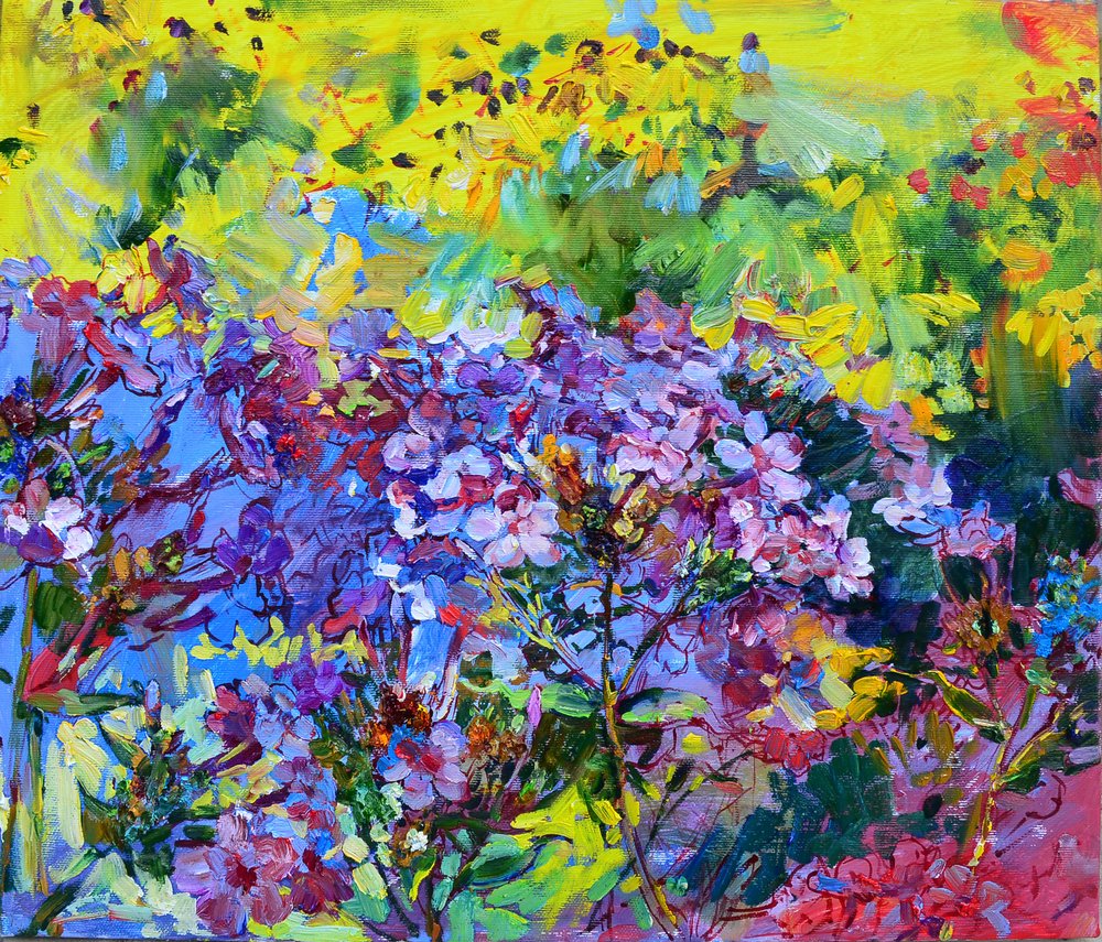 Colorful Floral Garden by Andrii Kutsachenko