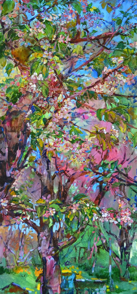 Spring Blossom Tree by Andrii Kutsachenko