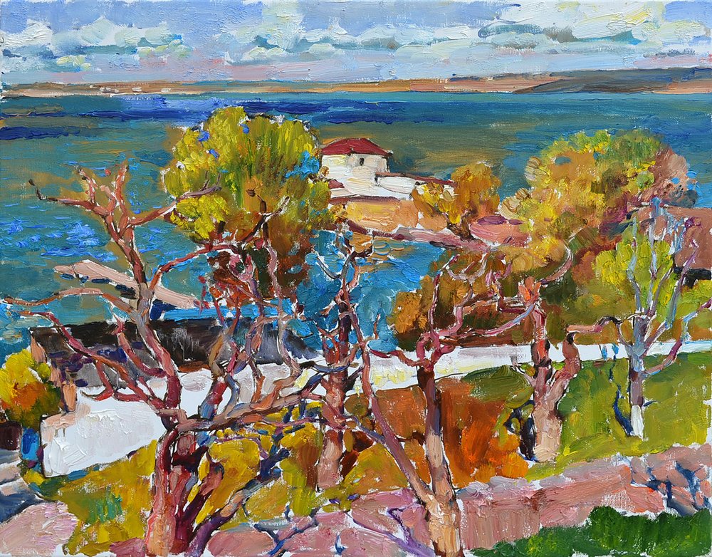Vibrant Coastal View by Andrii Kutsachenko