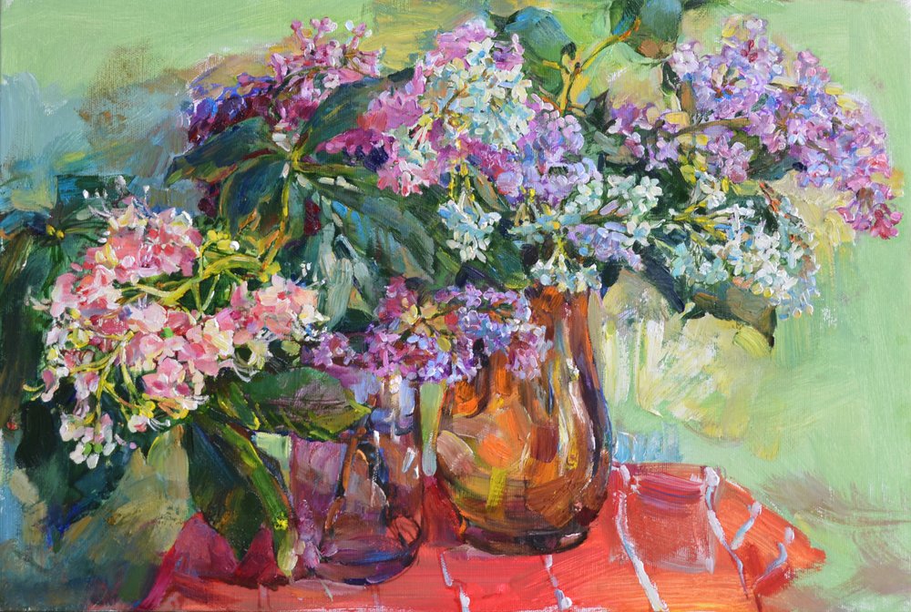 Vibrant Spring Flowers by Andrii Kutsachenko