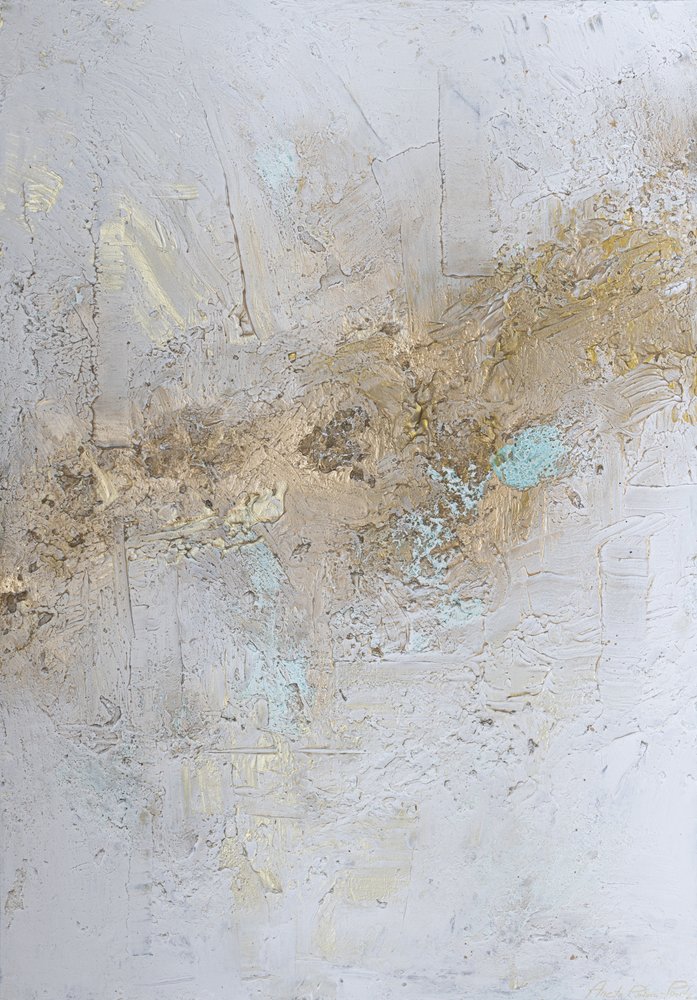 Abstract Gold Texture by Anete Purina-Purite