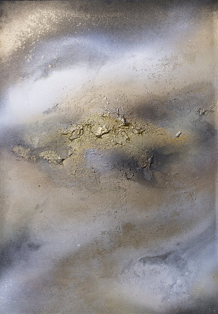 Cosmic Gold Flow by Anete Purina-Purite