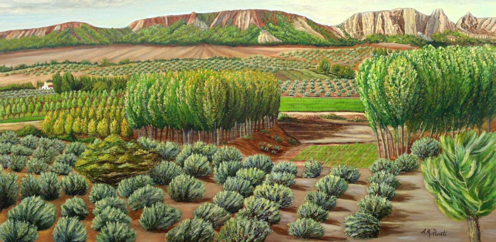 Green Valley Farmland by Angeles M. Pomata