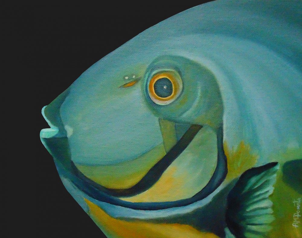 Stylized Tropical Fish by Angeles M. Pomata