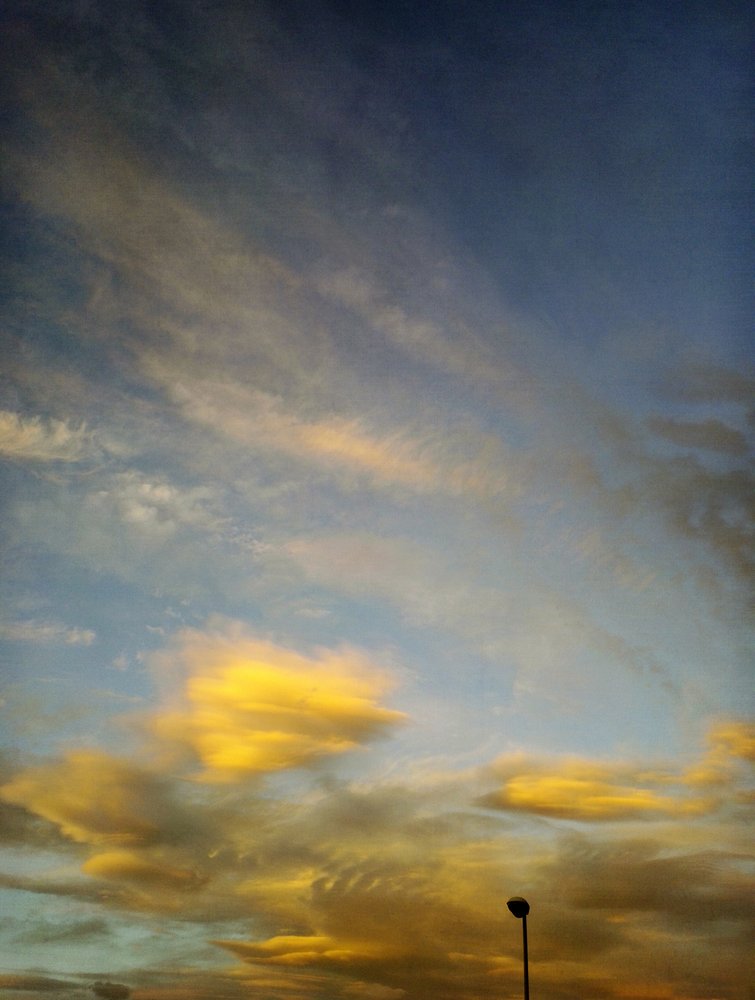 Dusk Golden Clouds by Angelo Cerantola