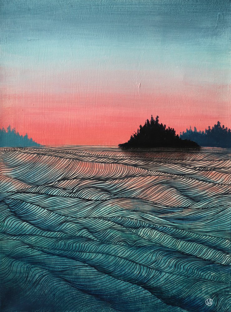 Evening Light 4 by Ania Witwitzka