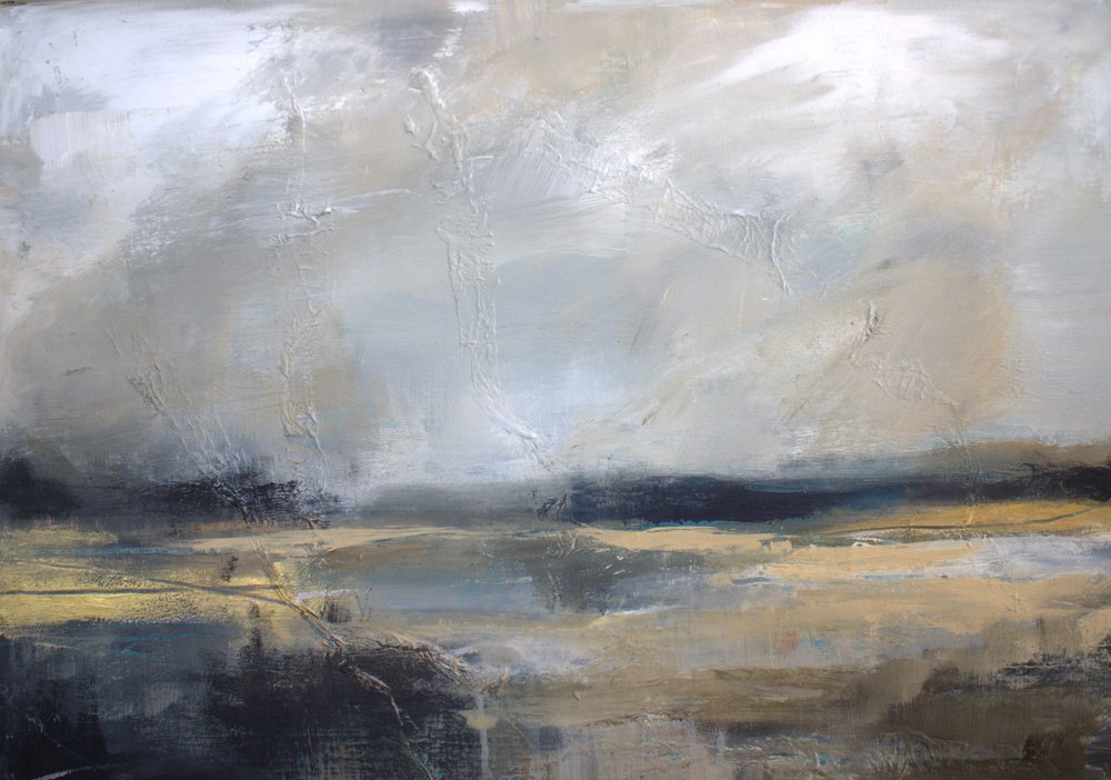 Moody Horizon Landscape by Anna-Karin Bergius