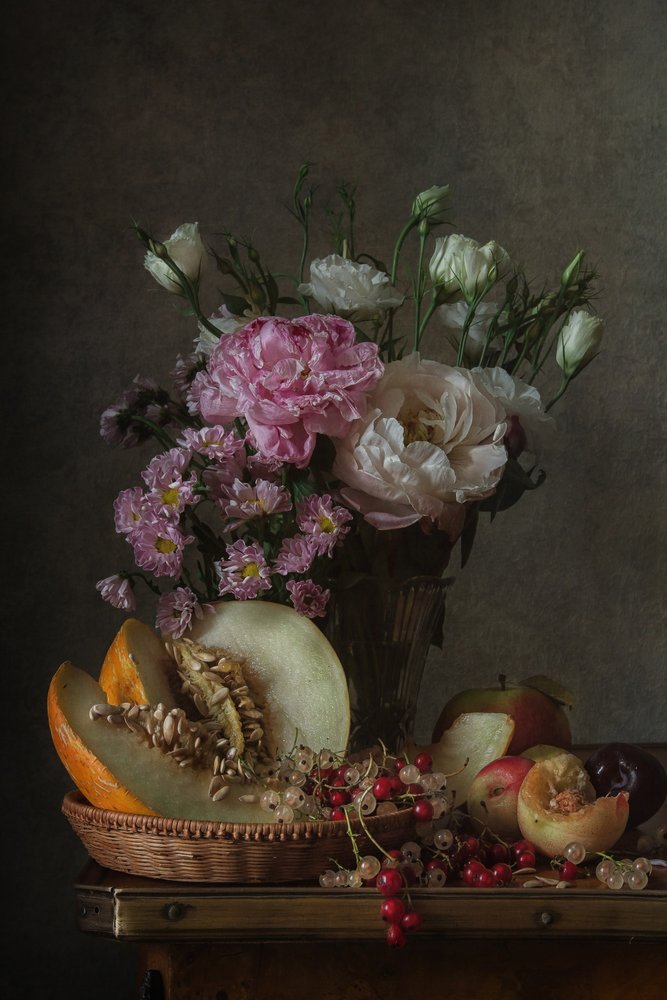 Classic Flowers And Fruit by Anna Petina