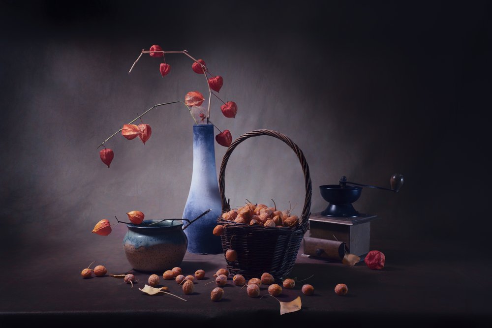 Autumn Lanterns Harvest by Anna Qu