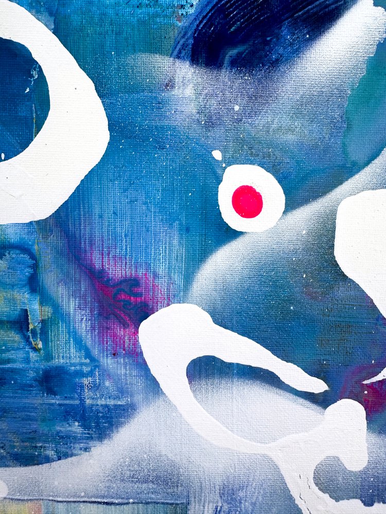 Vibrant Blue Forms by Anna Viklund