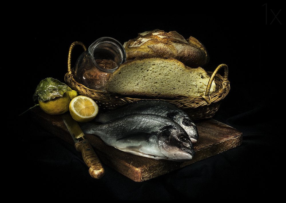 Bread Fish and Lemon by Annalisa Raggio