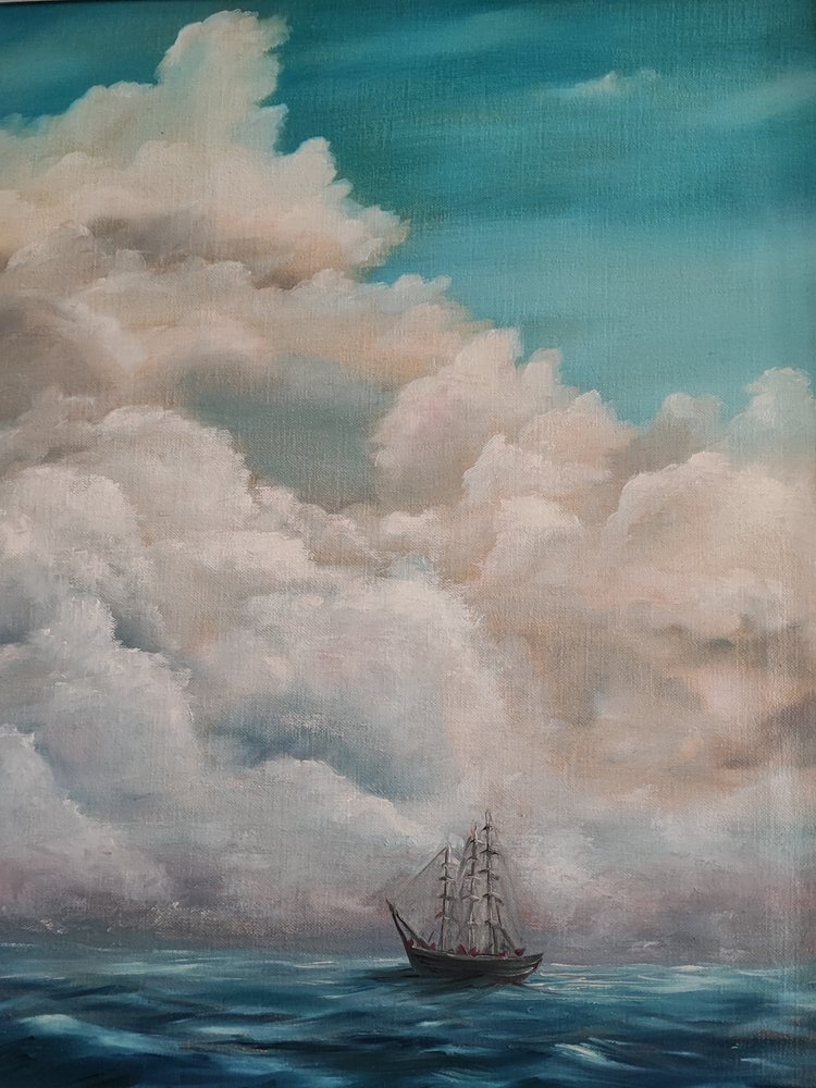 Tall Ship Ocean Voyage by Annette Armitage