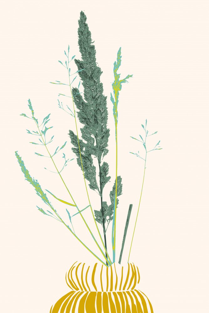 Botanical Vase Still Life by Annick