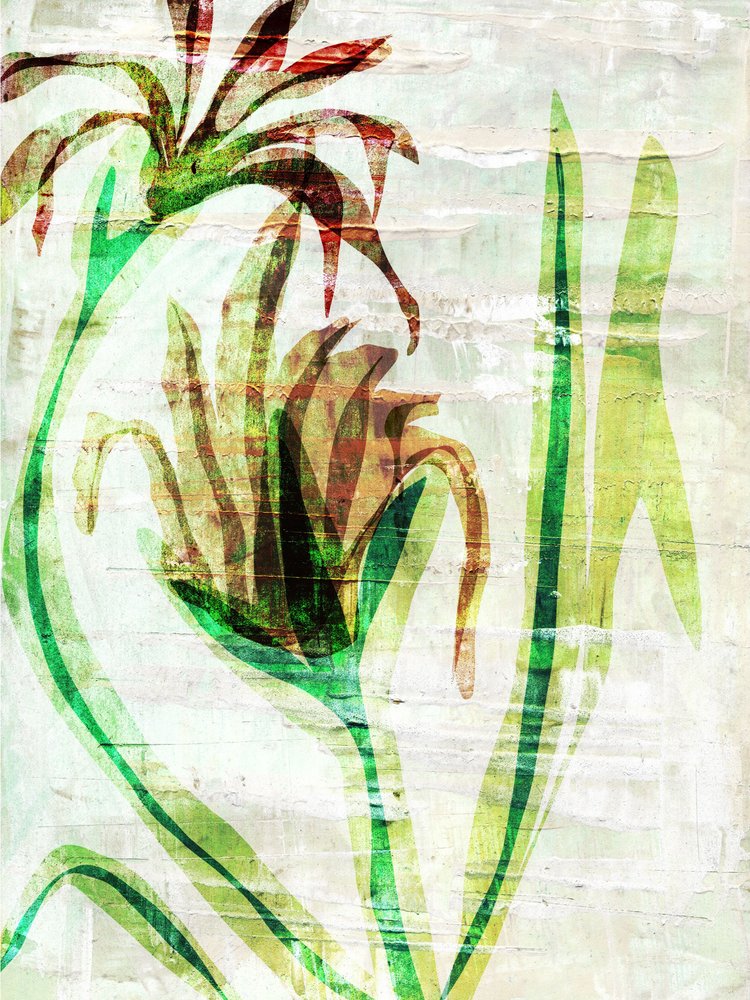 Layered Garden Blooms by Annick