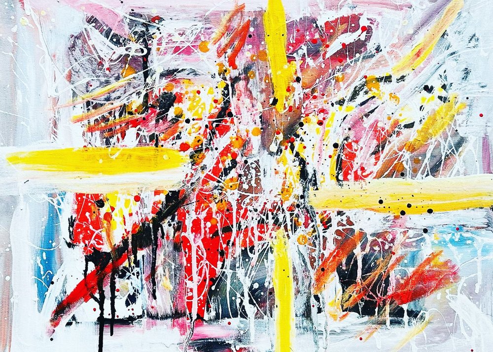 Vibrant Paint Explosion by Annika Tiren