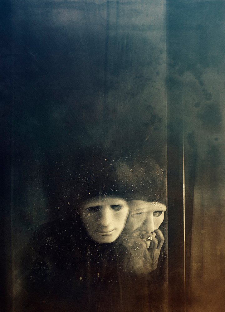 Mysterious Masked Reflection by Armando Robles