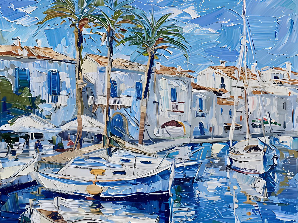 Mediterranean Harbor Village by Avanesova Elena