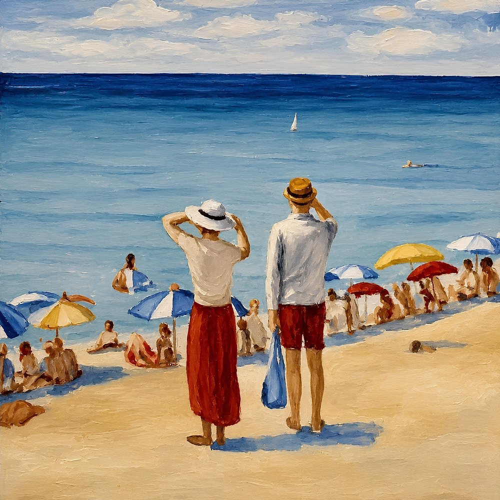 Summer Beach View by Avanesova Elena