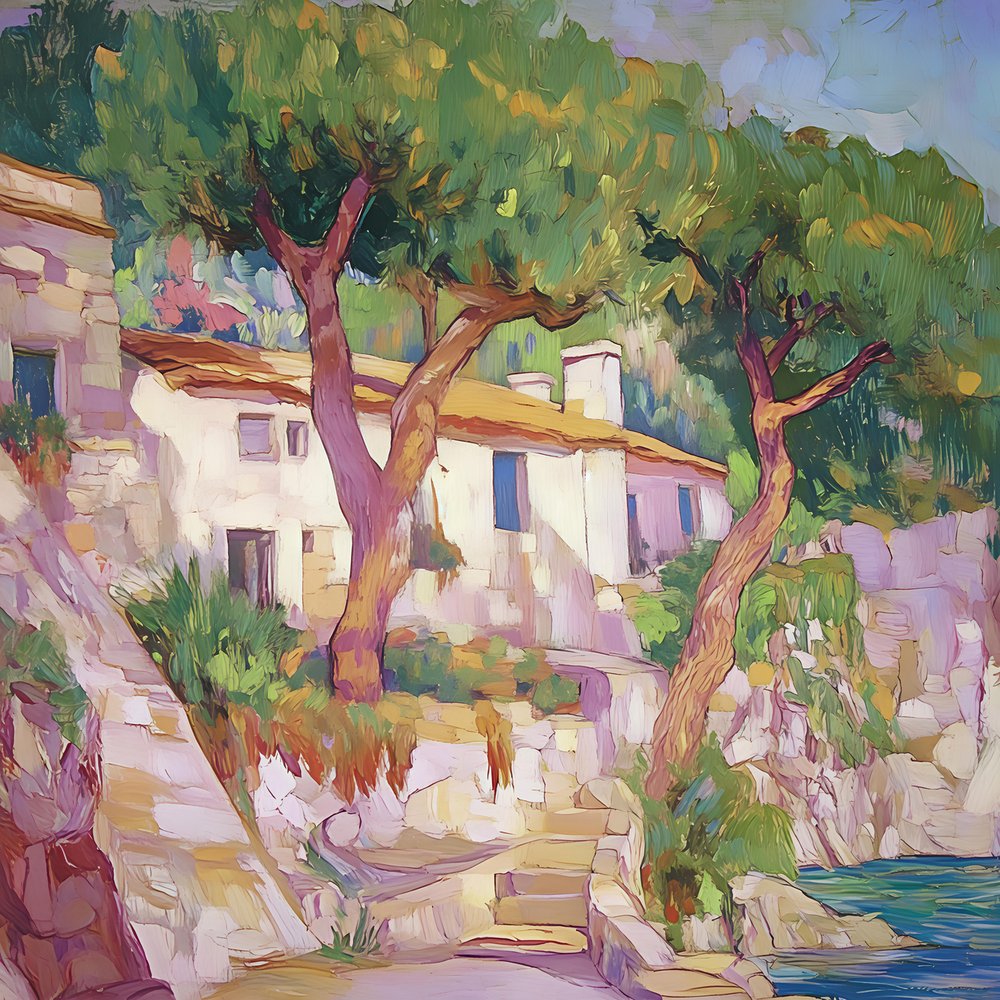 Sunny Coastal Path by Avanesova Elena