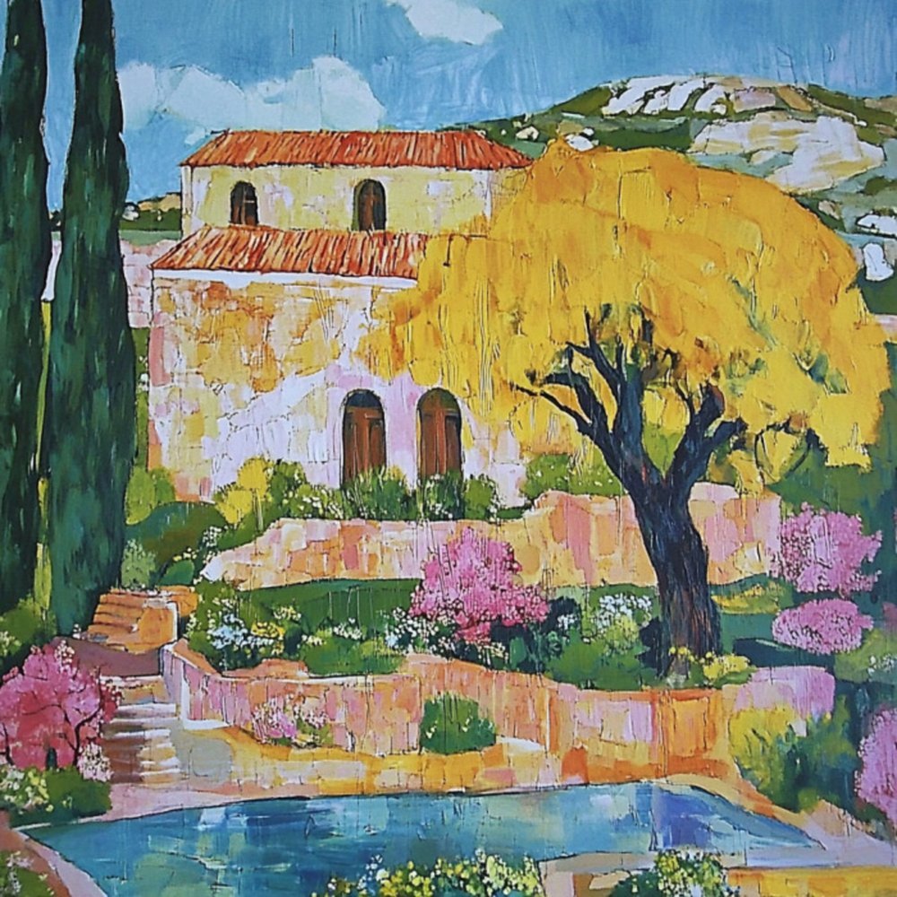 Sunny Villa Garden by Avanesova Elena