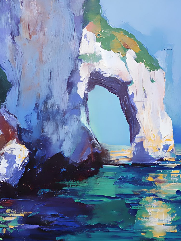 Vibrant Sea Arch by Avanesova Elena