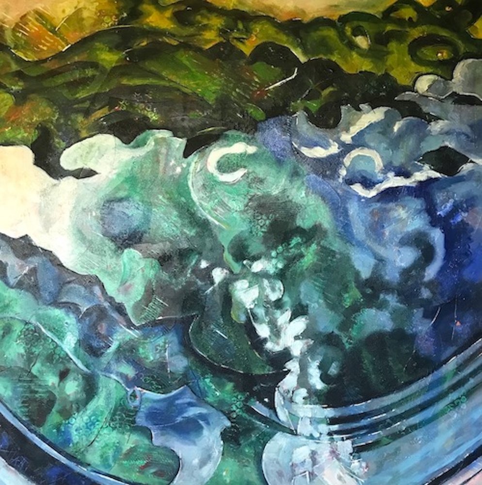 Vibrant Ocean Landscape by Barbara Piatti