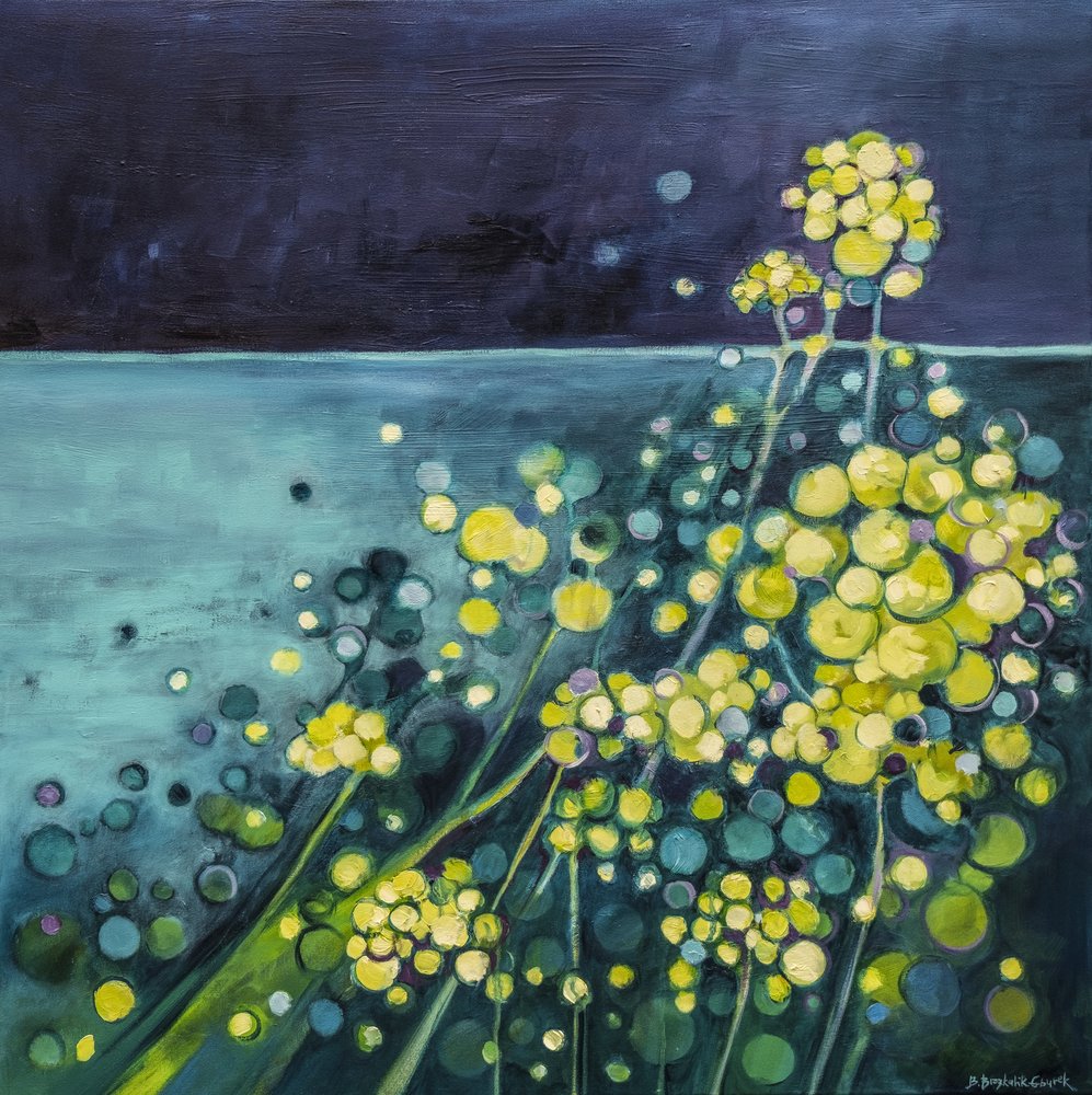 Glowing Yellow Blooms by Beata Brząkalik-Gburek