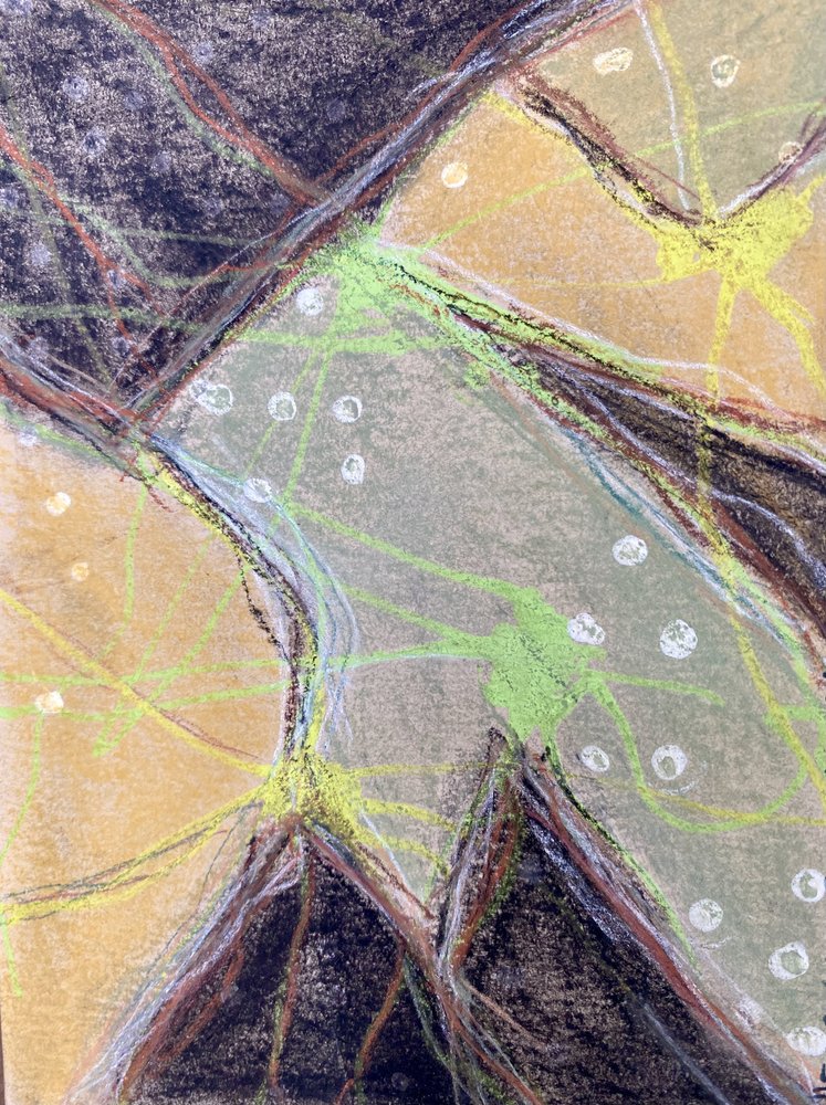 Abstract Pastel Fields by Berit Pihl