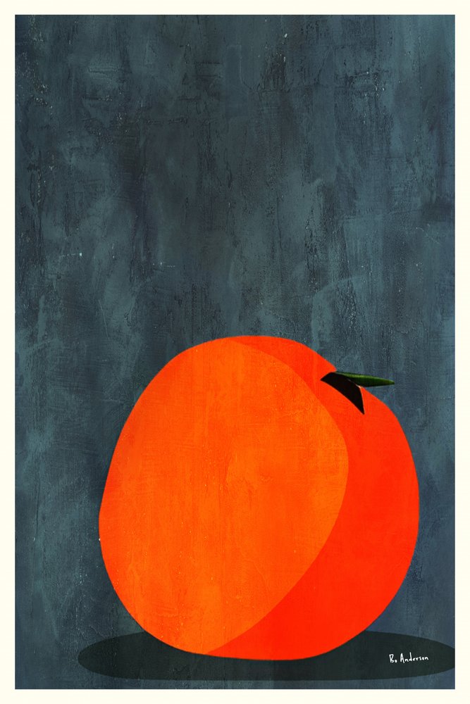 Vibrant Orange Still Life by Bo Anderson