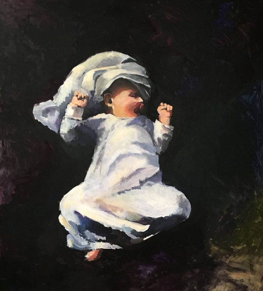 Peaceful Sleeping Baby by Borgenhag Holmqvist