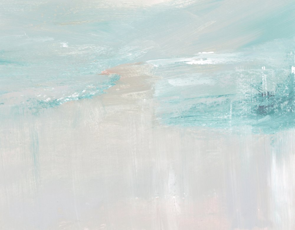 Soft Blue Horizon by Breanna Megan Studio