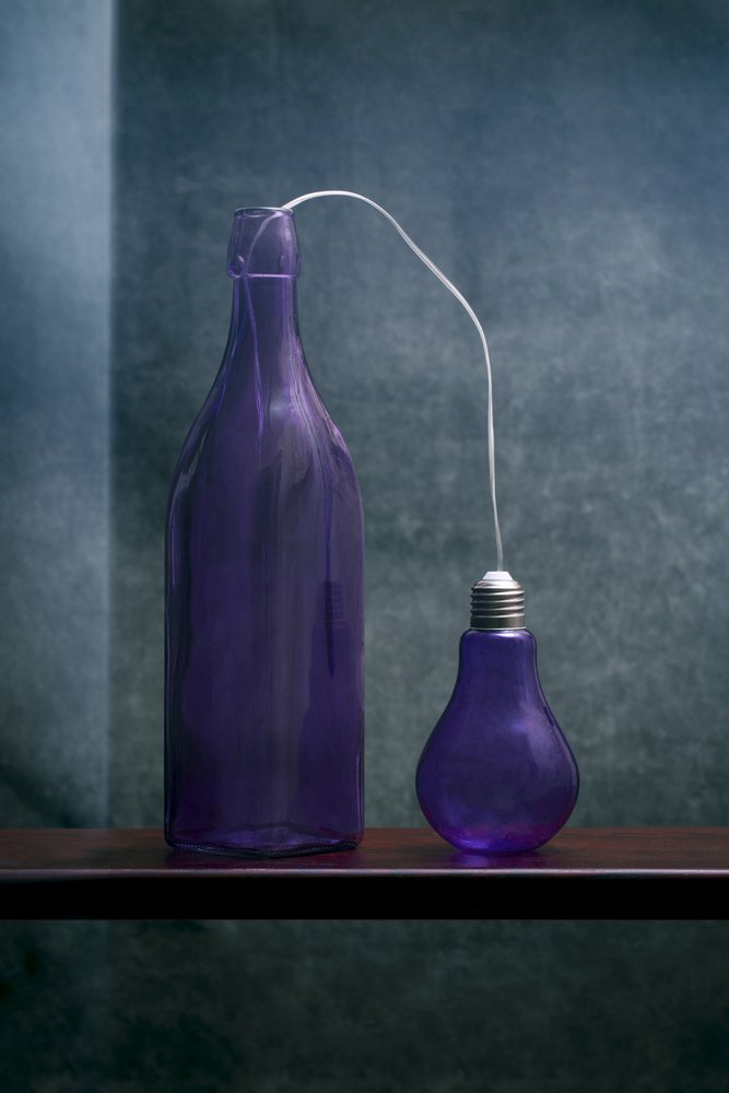 Purple Bottle Connection by Brig Barkow