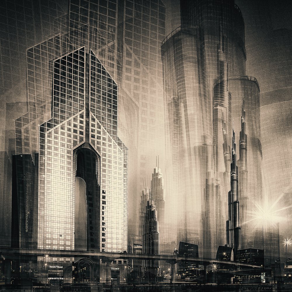 Dubai Cityscape Motion by Carsten Velten