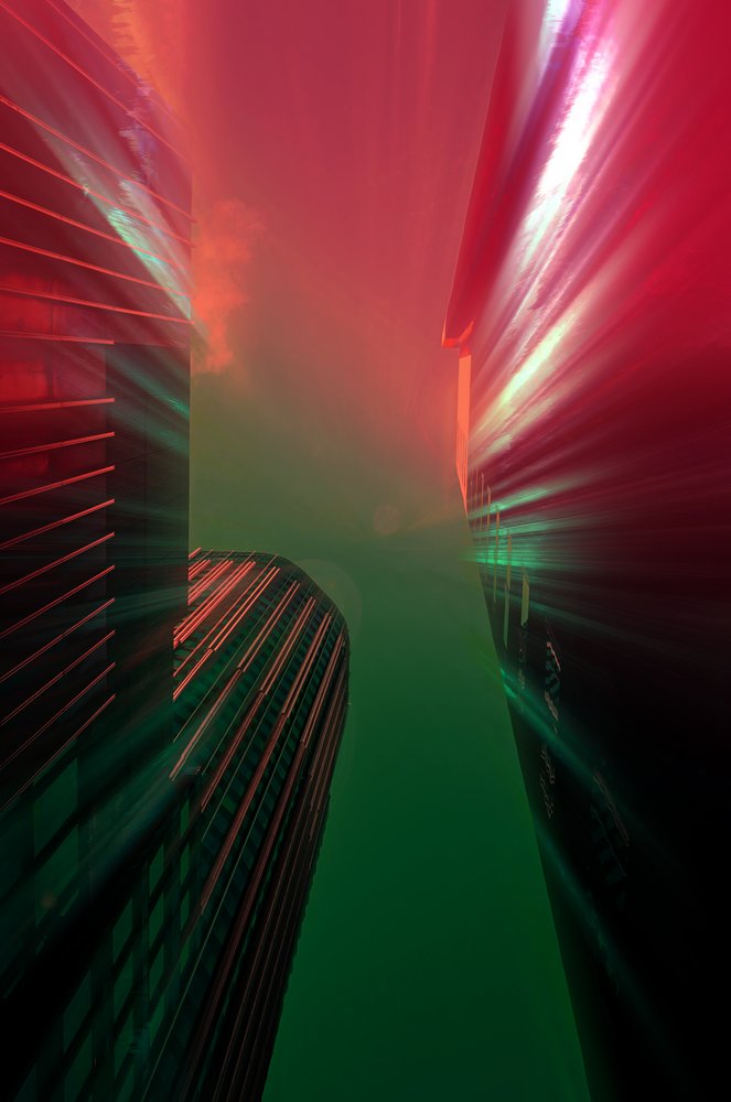 Vibrant City Glow by Chris Hamilton