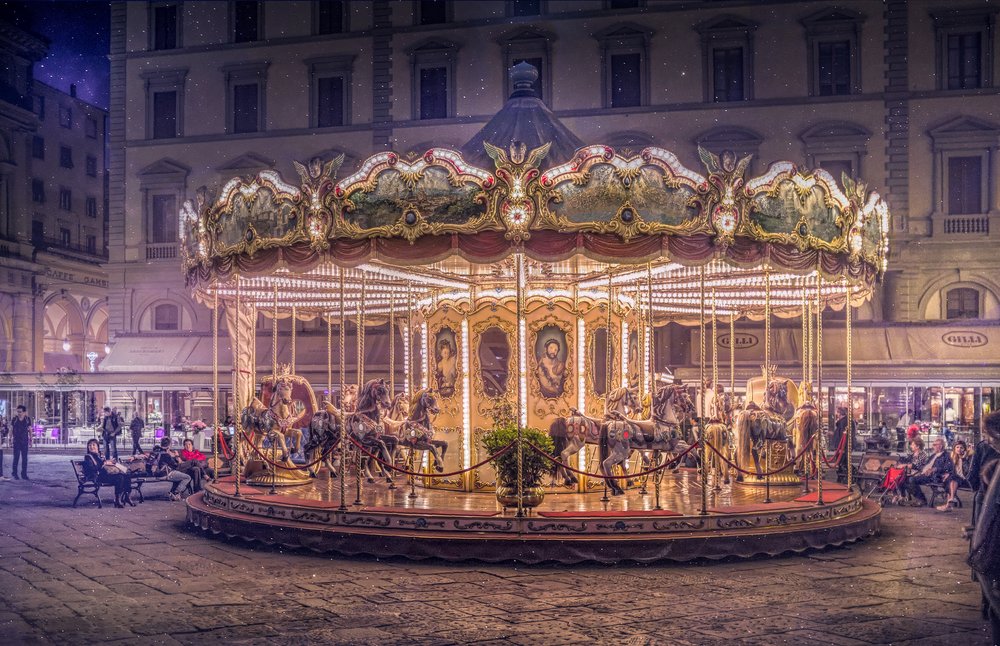 Dreamy City Carousel by Christian MARCEL