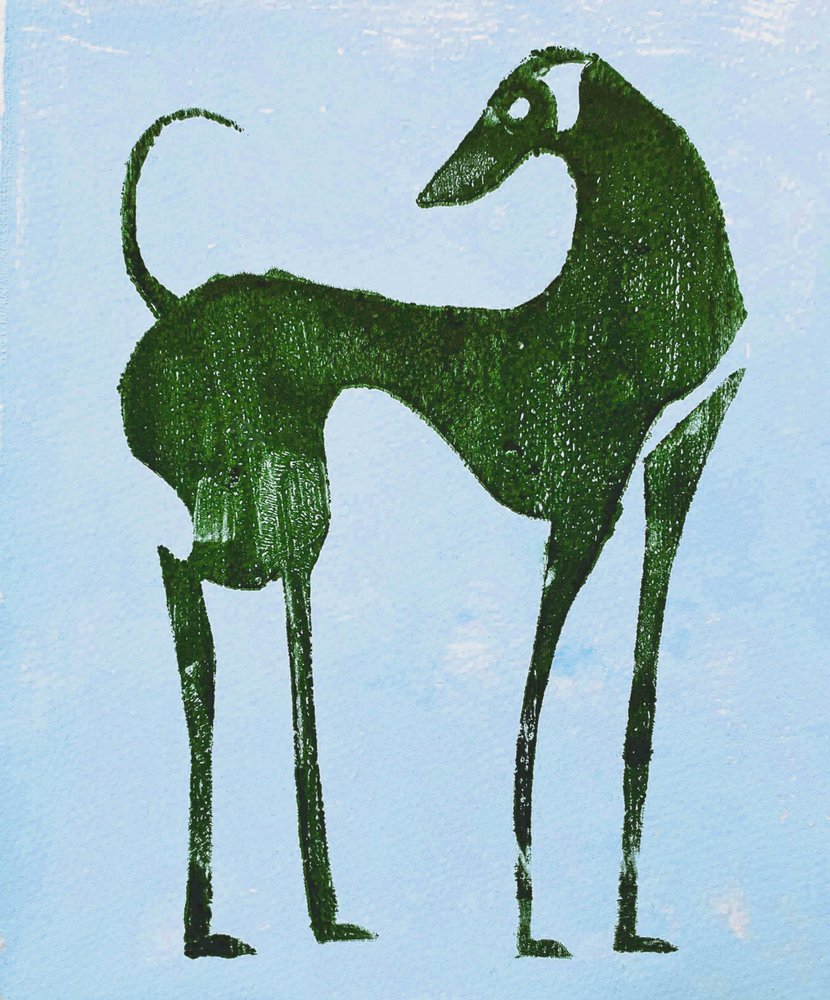Elegant Desert Dog by Christina Misuro