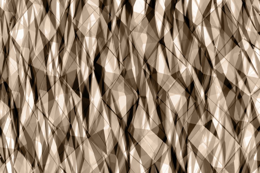 Abstract Sepia Geometry by Christina Sillen