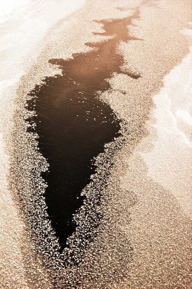 Abstract Winter Flow by Christina Sillen