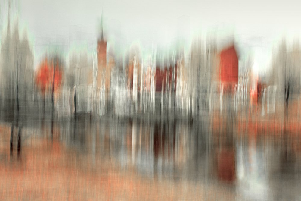 Blurred City Reflections by Christina Sillen