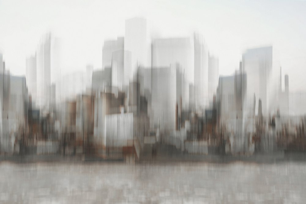 Blurred Cityscape Reflection by Christina Sillen