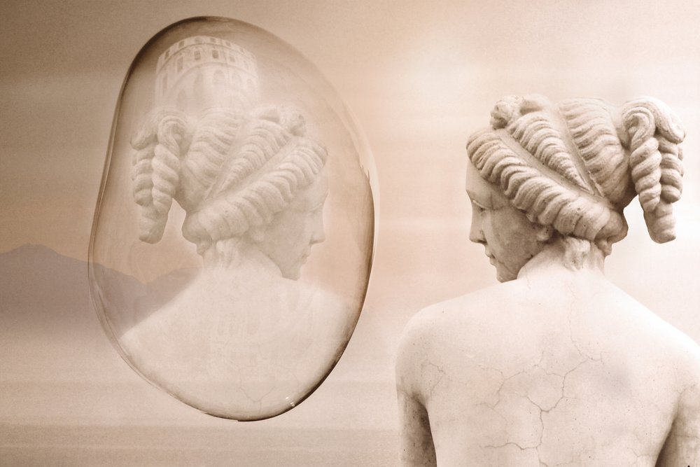 Classical Statue Reflection by Christina Sillen
