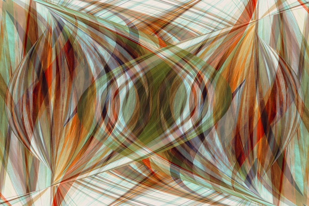 Earthy Flowing Abstract by Christina Sillen