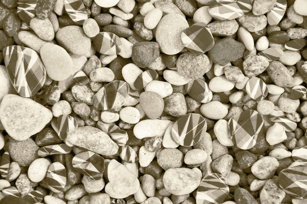 Geometric Pebble Pattern by Christina Sillen